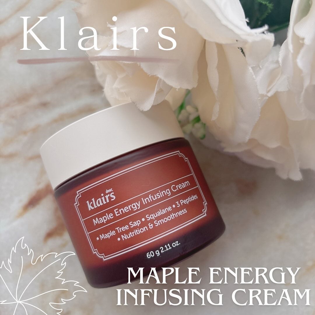 メープルエナジーインフュージングクリーム/Klairs/フェイスクリームを使ったクチコミ(1枚目)