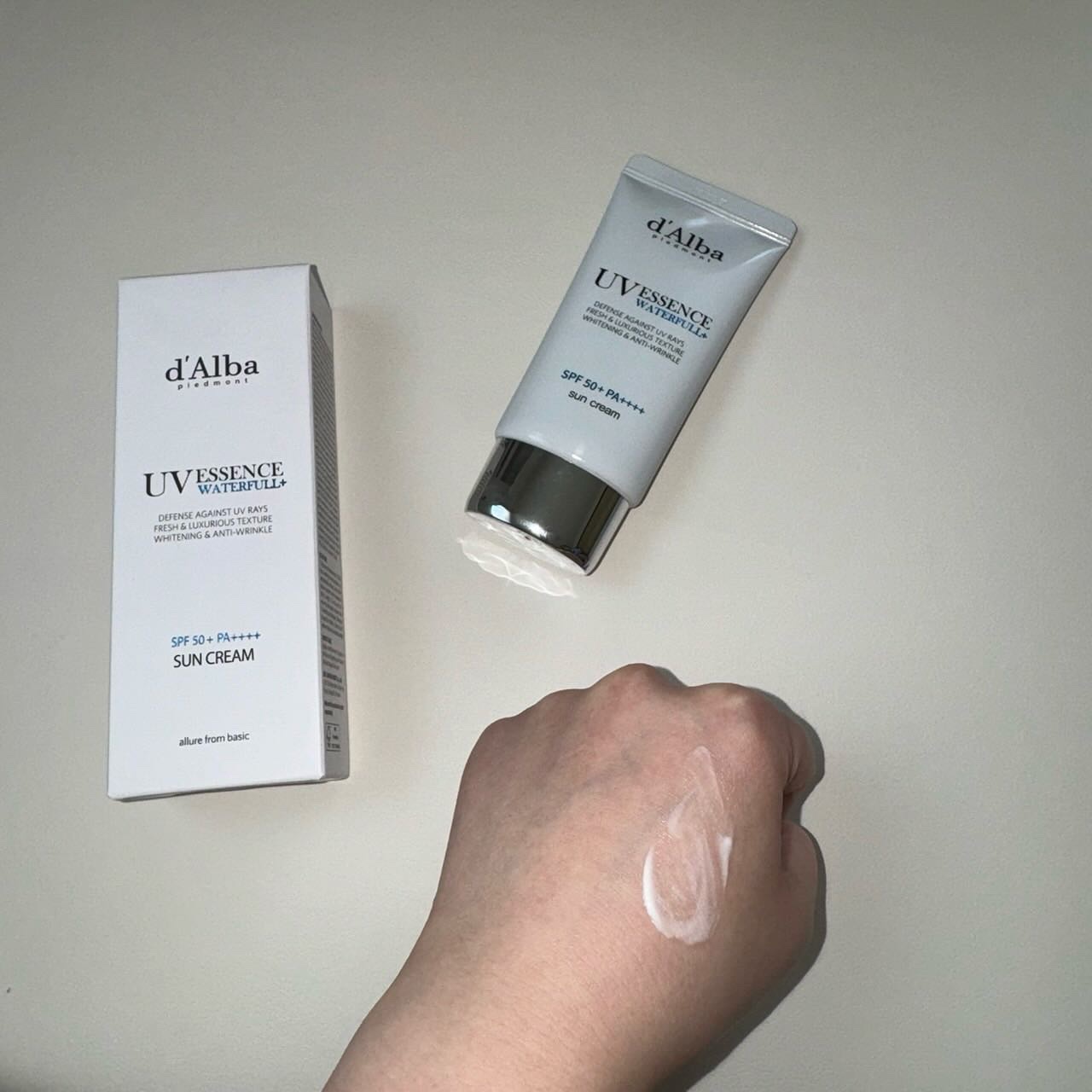 ダルバ ウォータフル エッセンス サンクリーム/ダルバ/日焼け止めクリームを使ったクチコミ（3枚目）