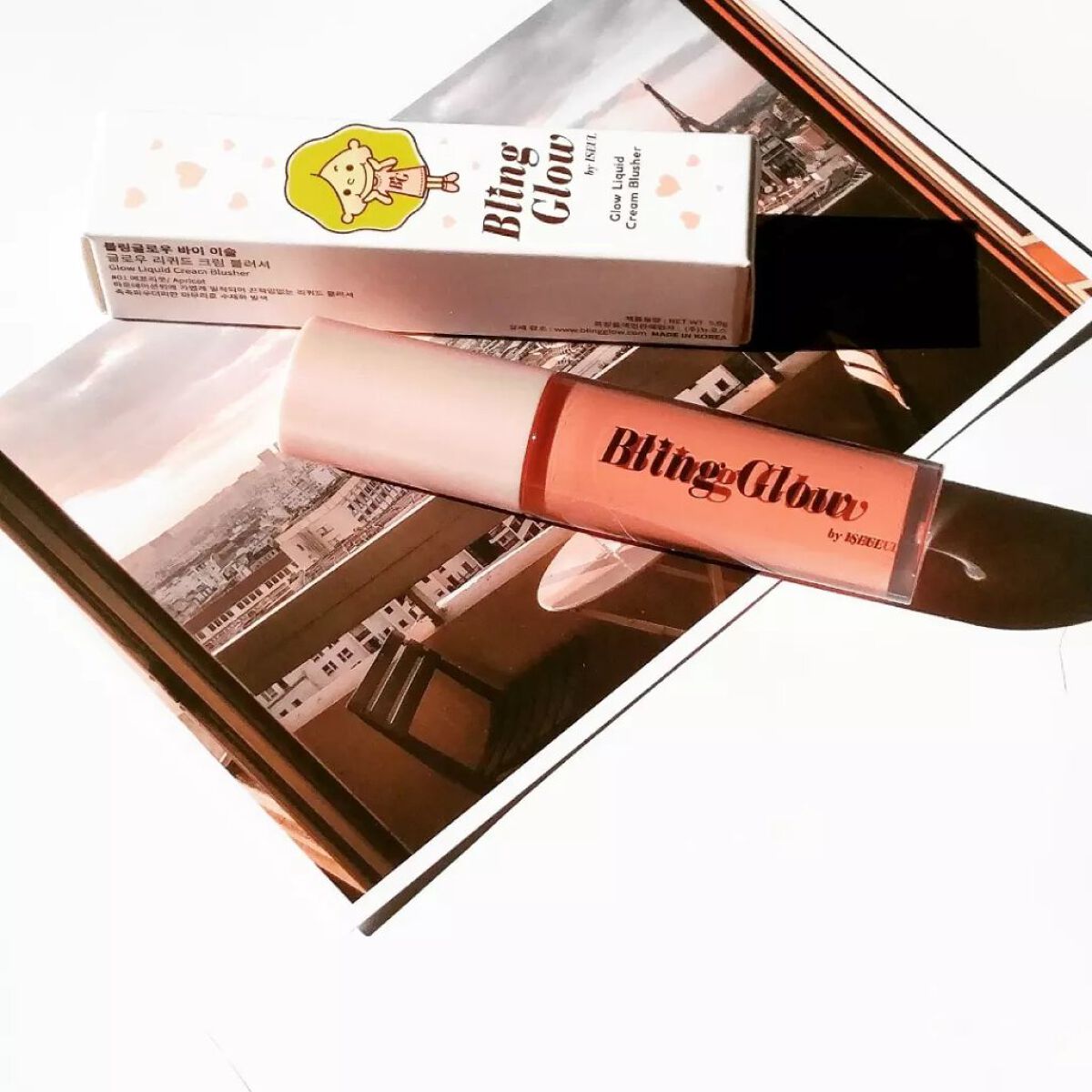 グローリキッドクリームチーク/BLING GLOW/リキッドチークを使ったクチコミ（2枚目）