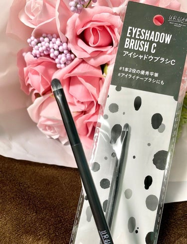 UR GLAM　EYESHADOW BRUSH C（アイシャドウブラシC）/U R GLAM/メイクブラシを使ったクチコミ（1枚目）