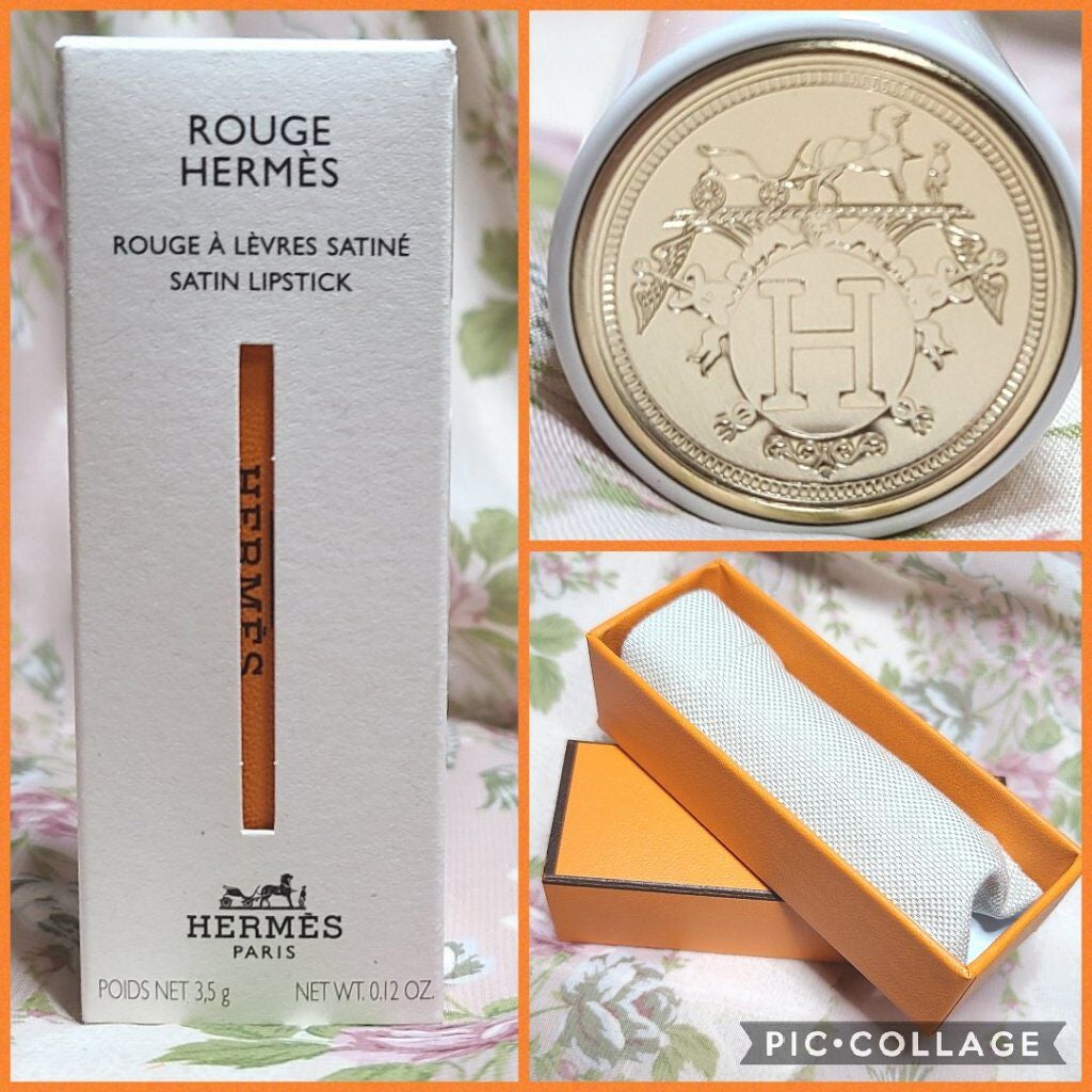 〈ルージュ・エルメス〉 ルージュ ア レーヴル サティネ/エルメス/口紅を使ったクチコミ(2枚目)
