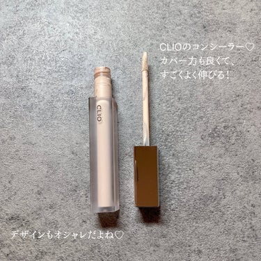 えり💄(投稿ある方フォロバ100🩷) on LIPS 「..CLIOキルカバーファウンウェアコンシーラー02LINGE..」（2枚目）