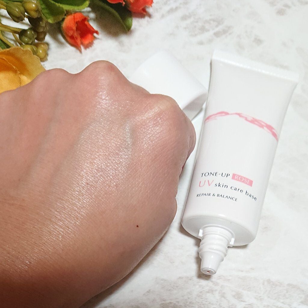 リペア&バランス スキンケアUVベース<トーンアップローズ>/Repair&Balance/日焼け止めクリームを使ったクチコミ(5枚目)