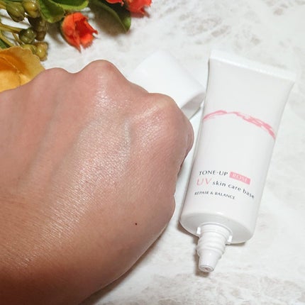 リペア&バランス スキンケアUVベース<トーンアップローズ>/Repair&Balance/日焼け止めクリームを使ったクチコミ(5枚目)