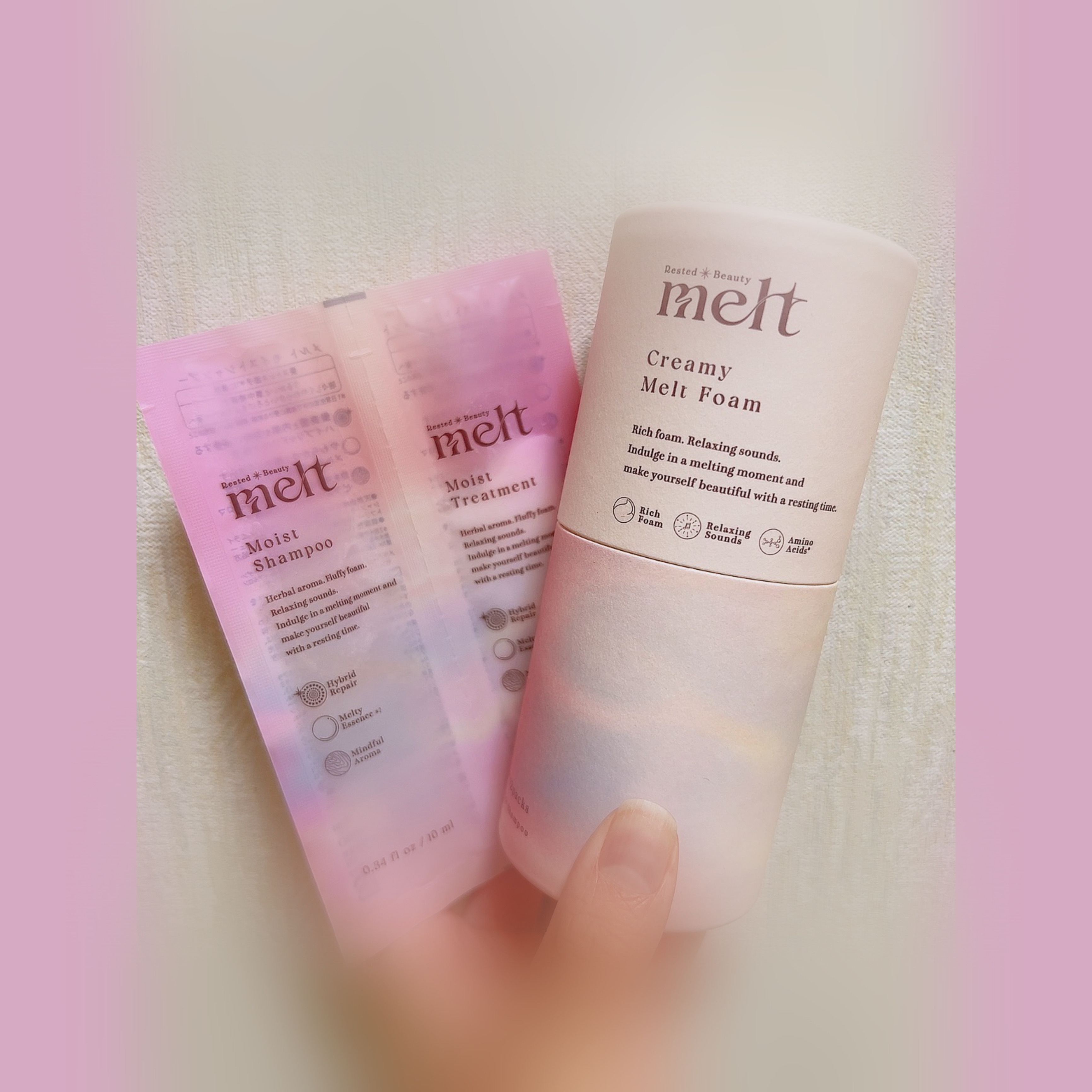 メルト クリーミーメルトフォーム 1g×12包/melt/市販シャンプーを使ったクチコミ（1枚目）