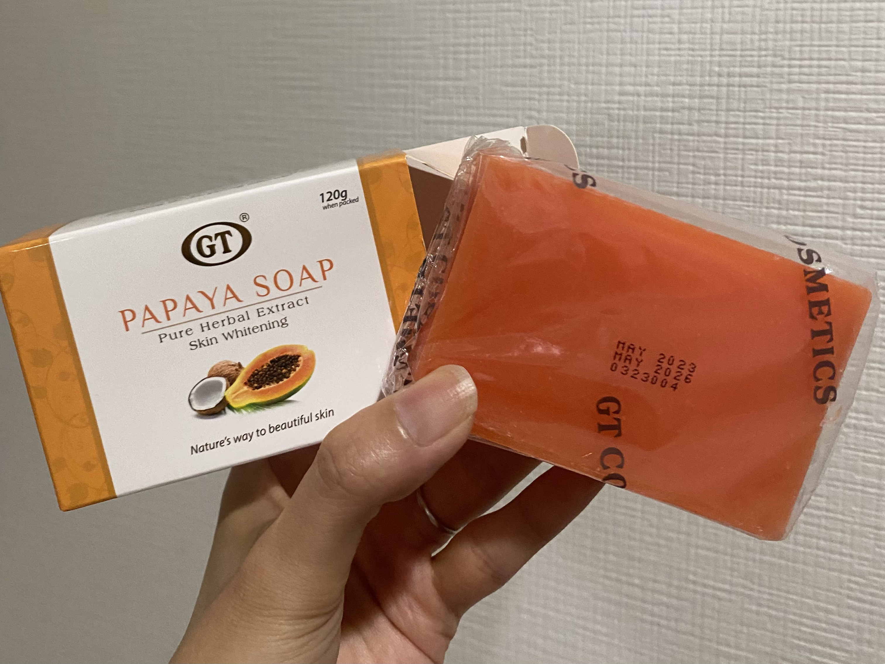 PAPAYA SOAP/GT COSMETICS/ボディ石鹸を使ったクチコミ（1枚目）