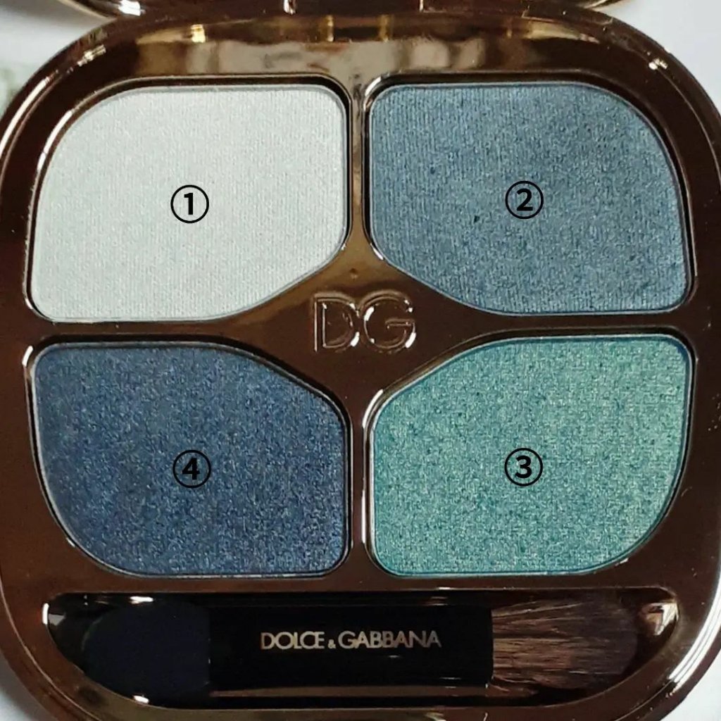 フェリンアイズ インテンスアイシャドウ クアッド 8/DOLCE&GABBANA BEAUTY/アイシャドウパレットを使ったクチコミ（3枚目）