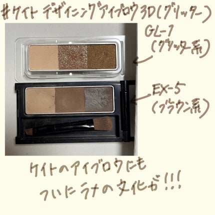 ケイト デザイニングアイブロウ3D/KATE/パウダーアイブロウを使ったクチコミ(1枚目)