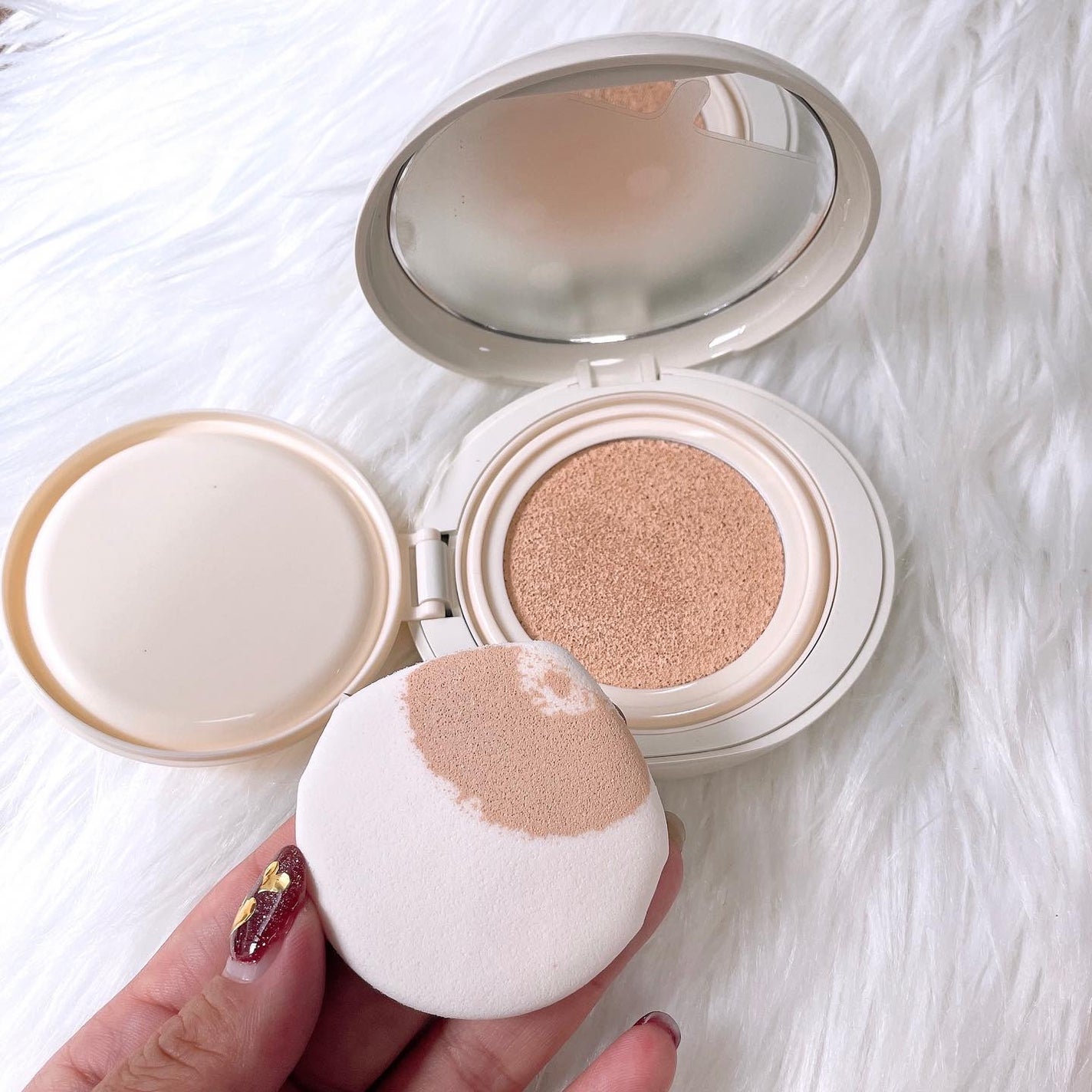 エッグライククッション/freshian/クッションファンデーションを使ったクチコミ(3枚目)