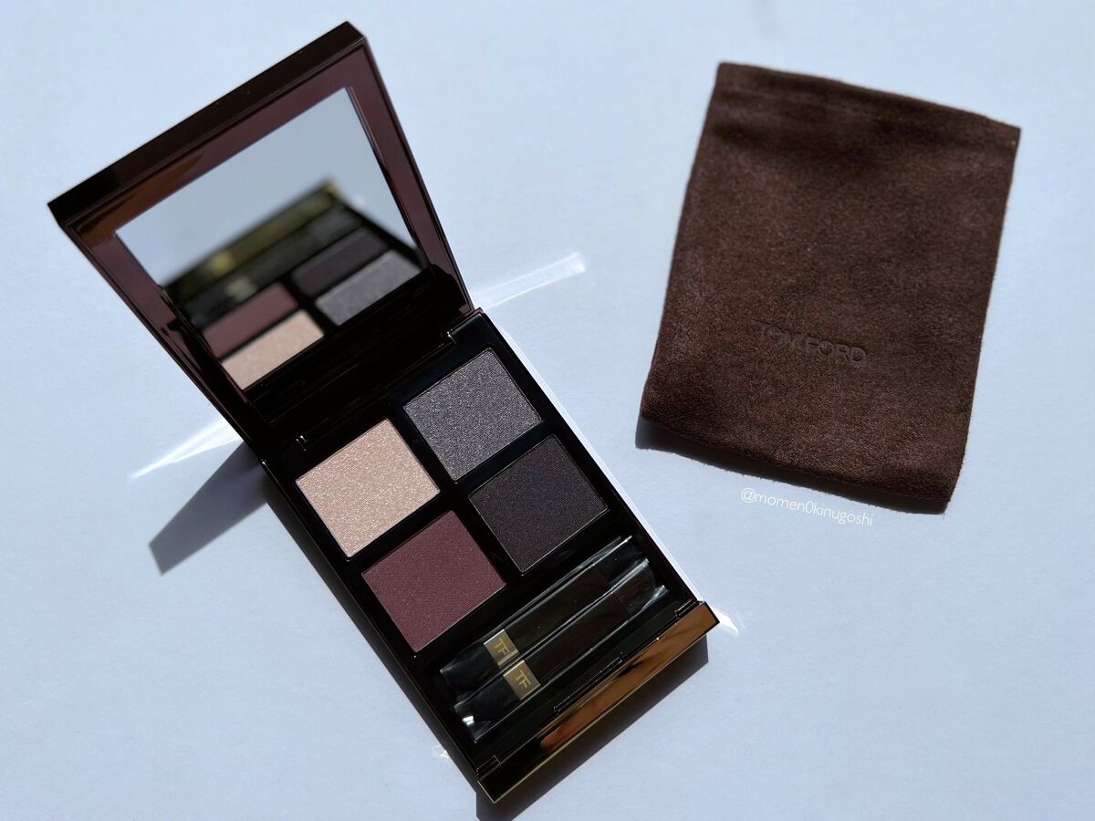 TOM FORD BEAUTY
EYE COLOR QUAD / 39C VIOLET SATINE

実は買ってたバイオレットサテン！
久々にどうしても欲しいって思ったクォードで届いた時のトキメキ◎
特に左上のピンクラメがめちゃくちゃ可愛