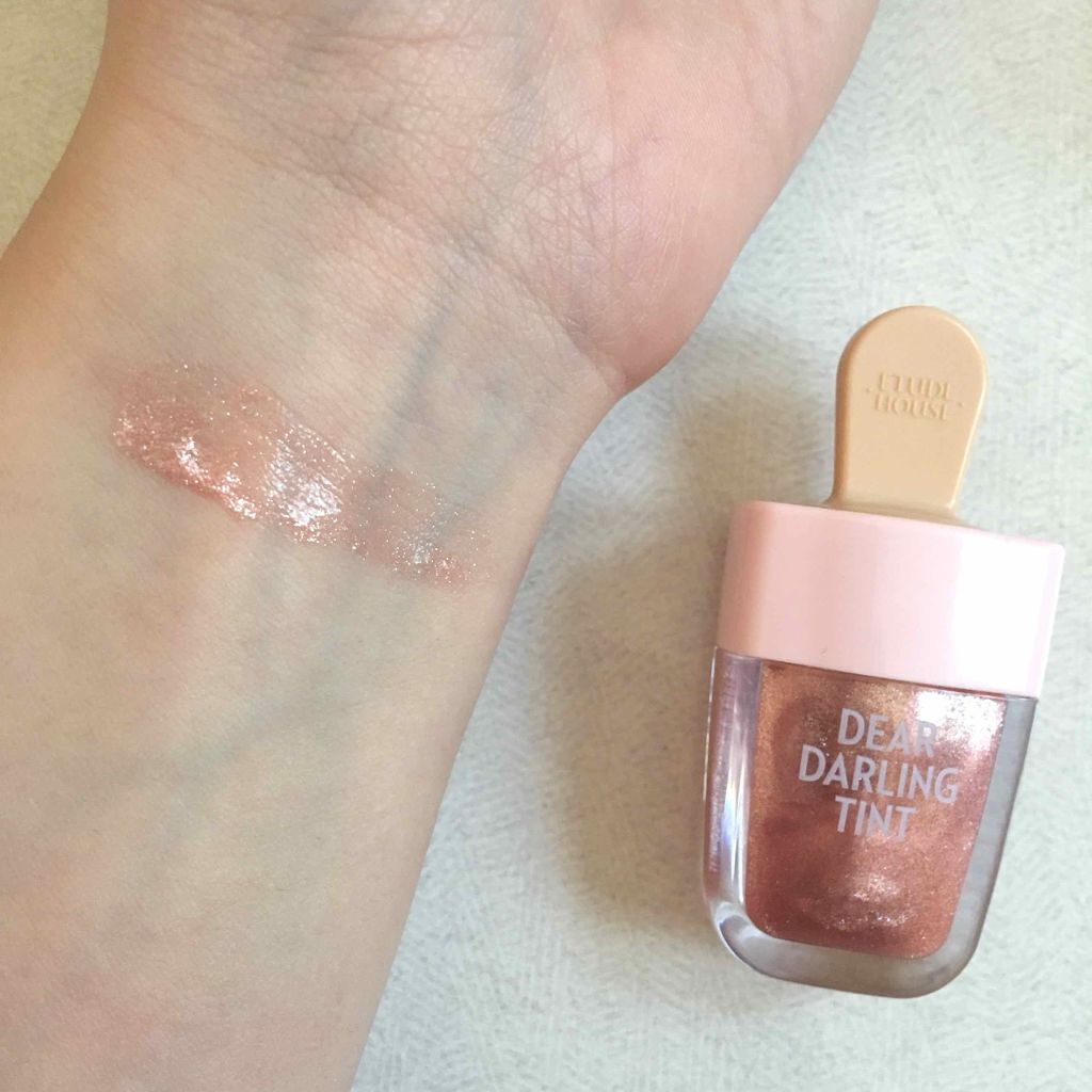 ディアダーリン ウォータージェルティント (アイスティント)/ETUDE/口紅を使ったクチコミ(2枚目)