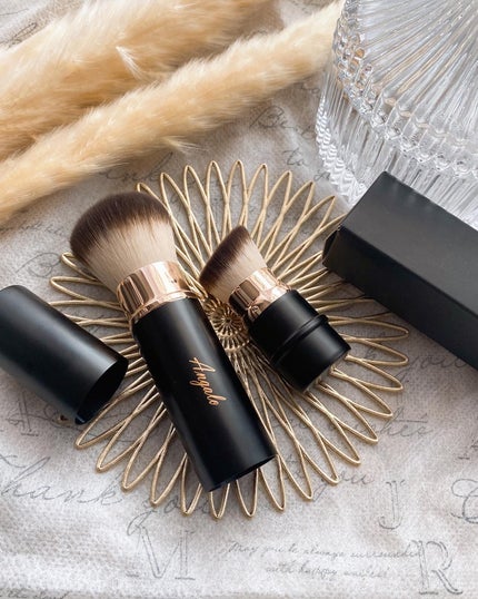 2way メイクブラシ/Angalo/メイクブラシを使ったクチコミ(3枚目)