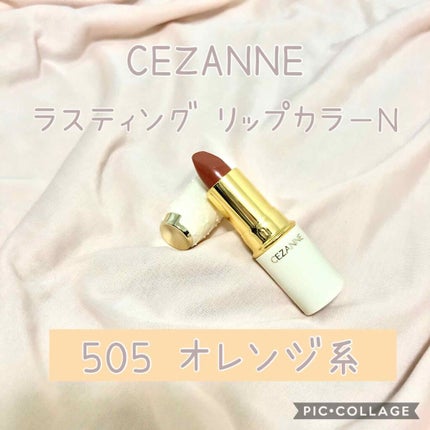 ラスティング リップカラーN/CEZANNE/口紅を使ったクチコミ(1枚目)