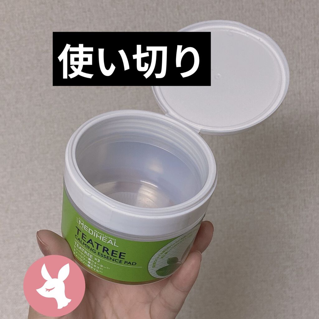 ティーツリーカーミングエッセンスパッド/MEDIHEAL/トナーパッドを使ったクチコミ（1枚目）