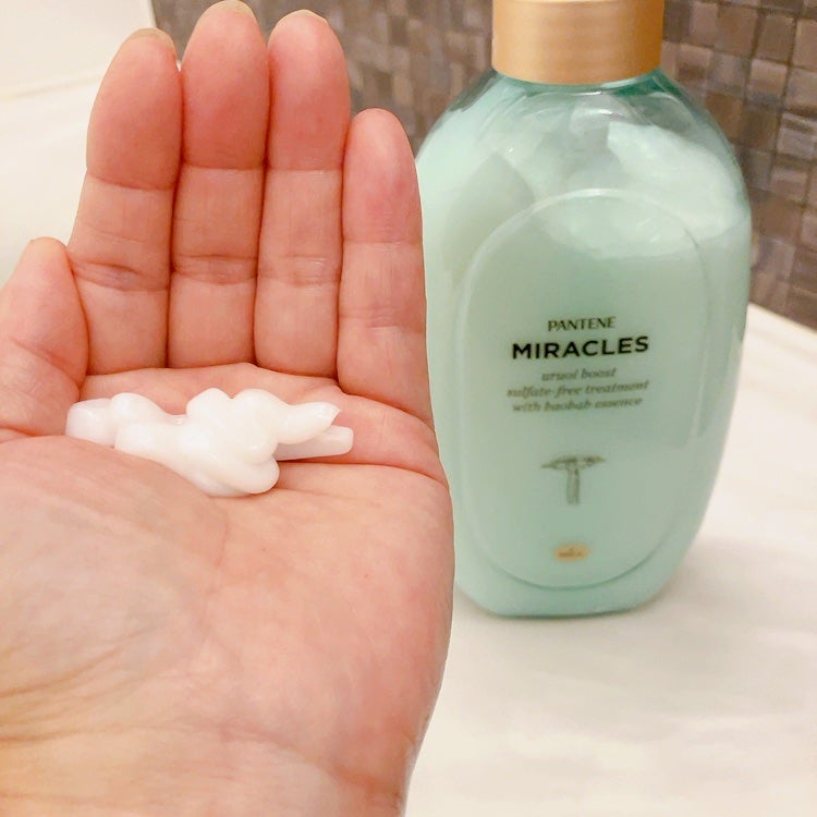 ミラクルズ うるおいブースト シャンプー/トリートメント/パンテーン/市販シャンプーを使ったクチコミ(4枚目)