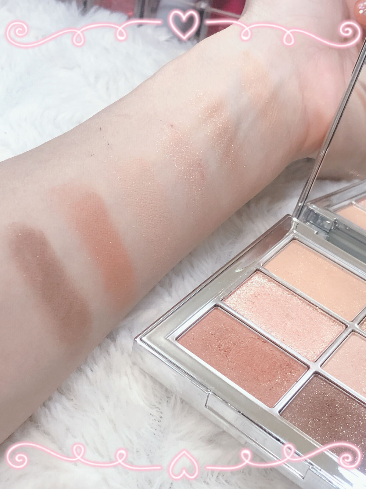 アイ ヴィーガン シアーパレット 01 シアーヌード/AMUSE/アイシャドウパレットを使ったクチコミ（2枚目）