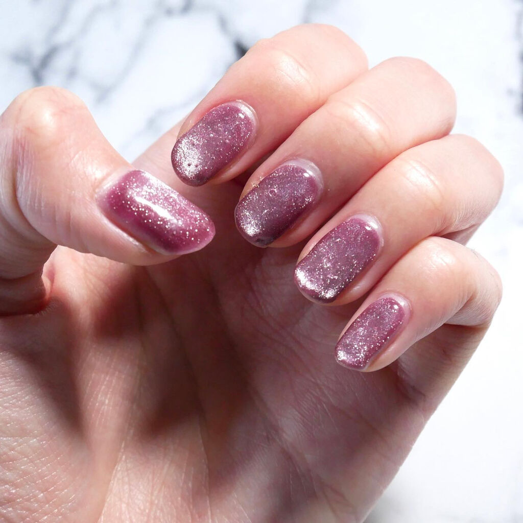 マグネットジェル 07コメット（ギャラクシーシリーズ）/NAILTOWN/ジェルネイルを使ったクチコミ（2枚目）