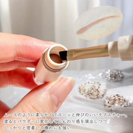 薄眉エアリームース/MilleFée/パウダーアイブロウを使ったクチコミ(5枚目)