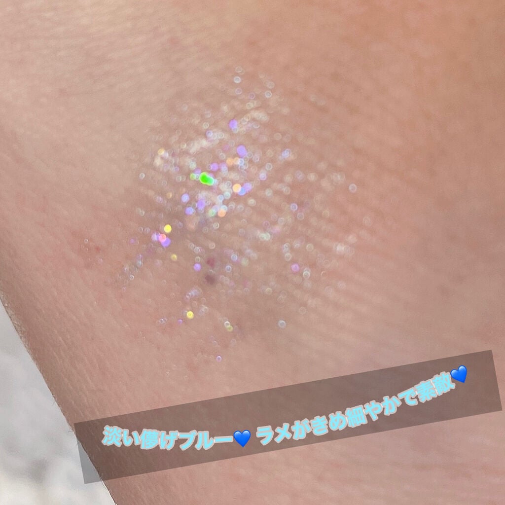 リキッド グリッター シャドウ/rom&nd/グリッターを使ったクチコミ(2枚目)