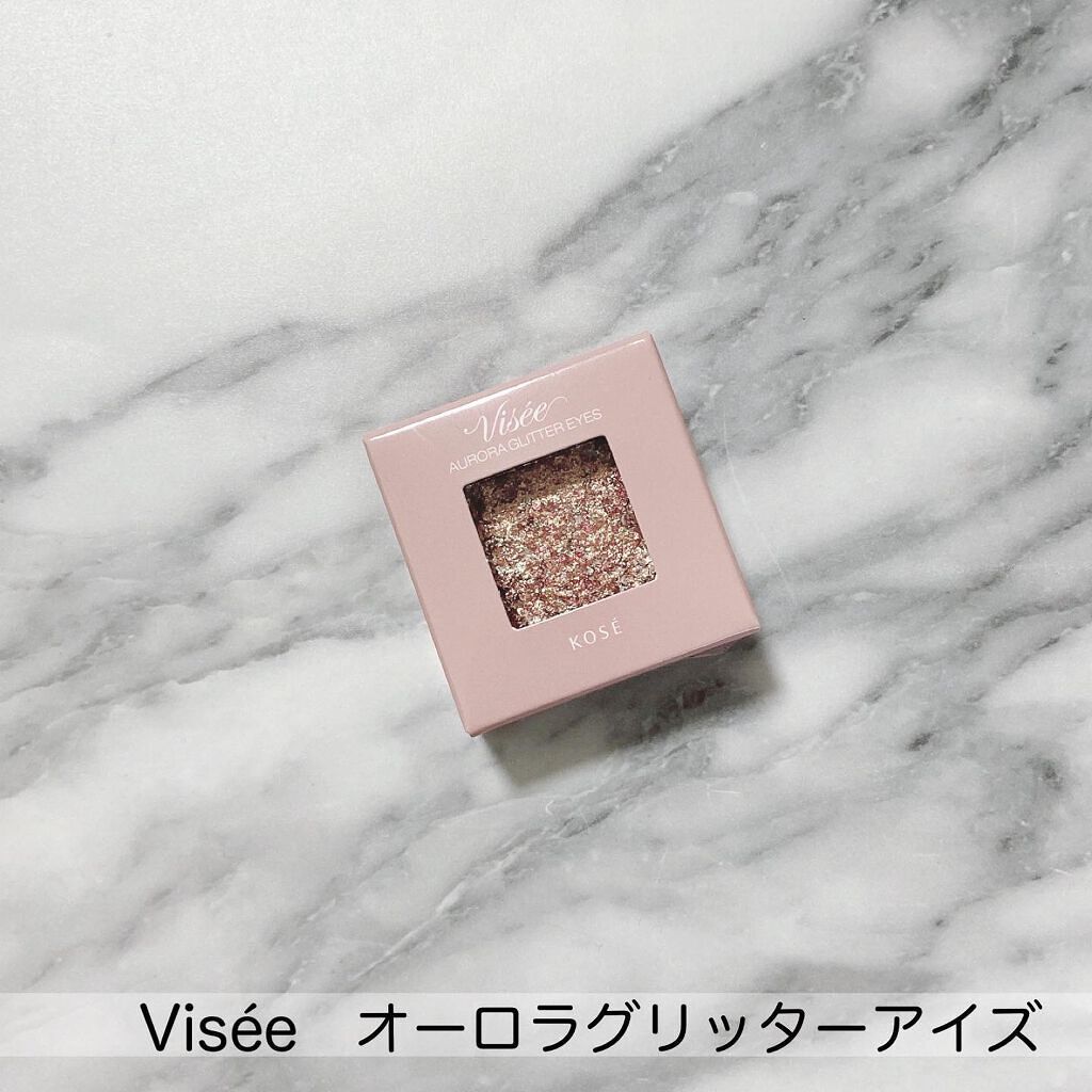 リシェ オーロラグリッター アイズ BR-1 グリッターブラウン系/Visée/ジェル・クリームアイシャドウを使ったクチコミ（2枚目）