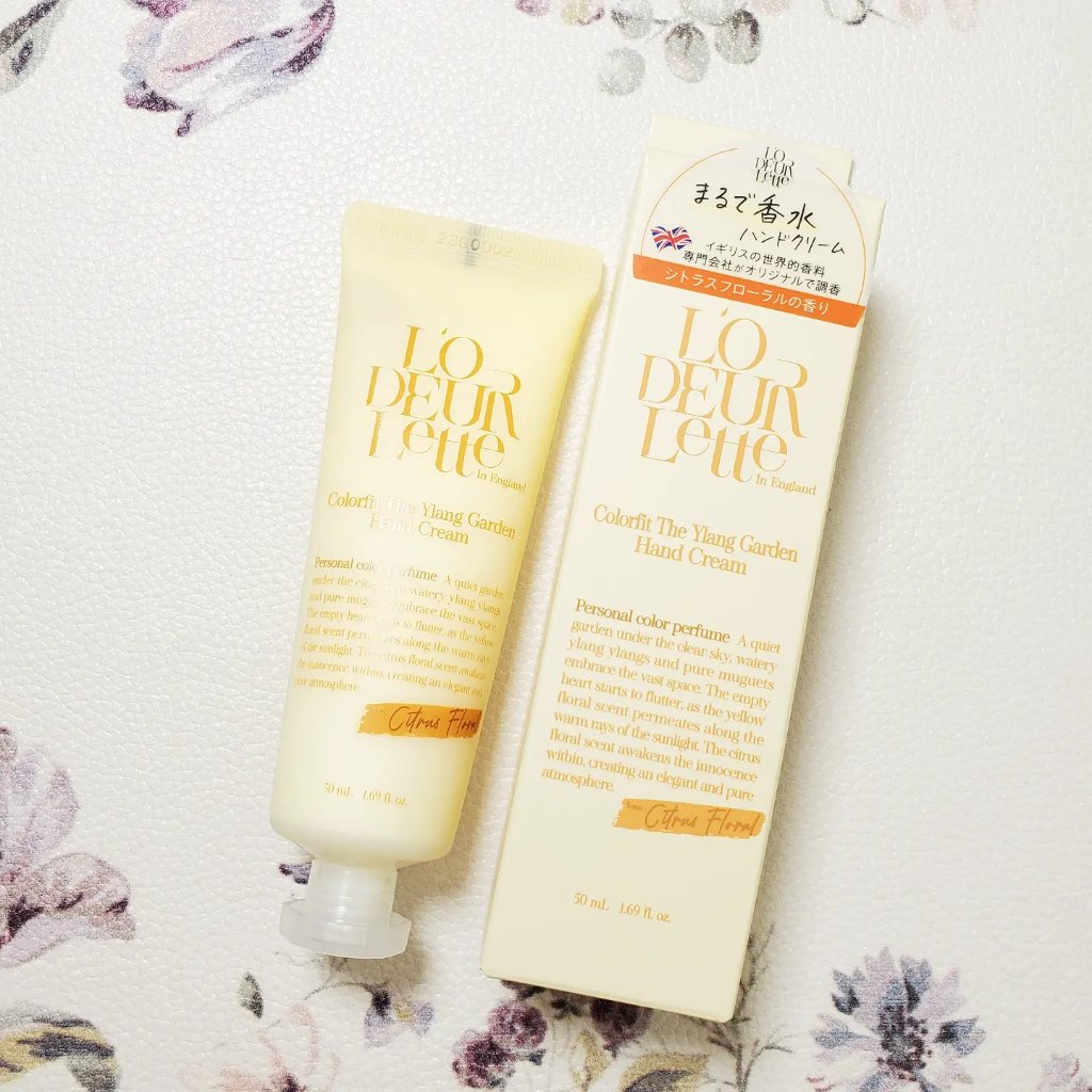 ロダレット ハンドクリーム L'ODEURLETTE / ロダレット カラーフィットハンドクリーム チェリー