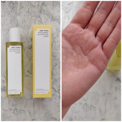 ナイアシンアミドグルタチオントナー/ONE THING/化粧水を使ったクチコミ(4枚目)