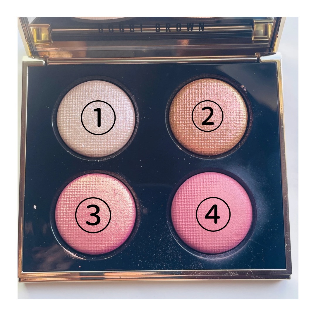 リュクス アイシャドウ クォード グロウ ウィズ ラブ コレクション/BOBBI BROWN/アイシャドウパレットを使ったクチコミ（3枚目）