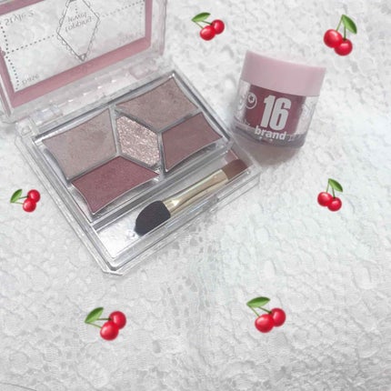 16CANDY ROCK PEAEL POWDER/16BRAND/単色アイシャドウを使ったクチコミ(1枚目)