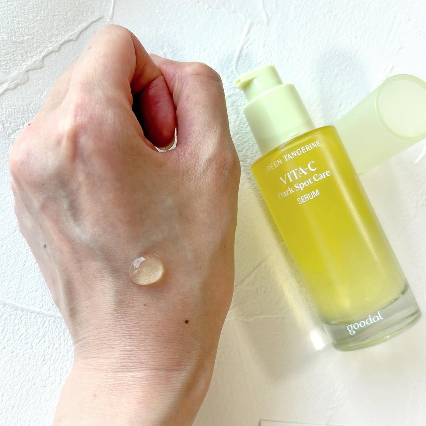 グリーンタンジェリン ビタC ダークスポットケアセラム/goodal/美容液を使ったクチコミ(3枚目)