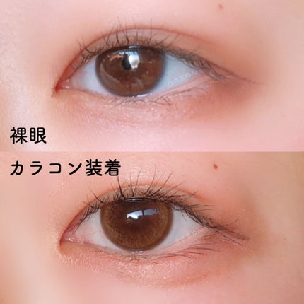 フラワーアイズ ワンデー クロッシェ/株式会社ビューフロンティア/ワンデー(1DAY)カラコンを使ったクチコミ(3枚目)