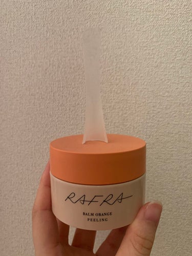 RAFRA  バームオレンジ ピーリングのクチコミ「ラフラ バームオレンジピーリング
100g 3,740円(税込)

天然AHA、こんにゃくスク.....」（2枚目）