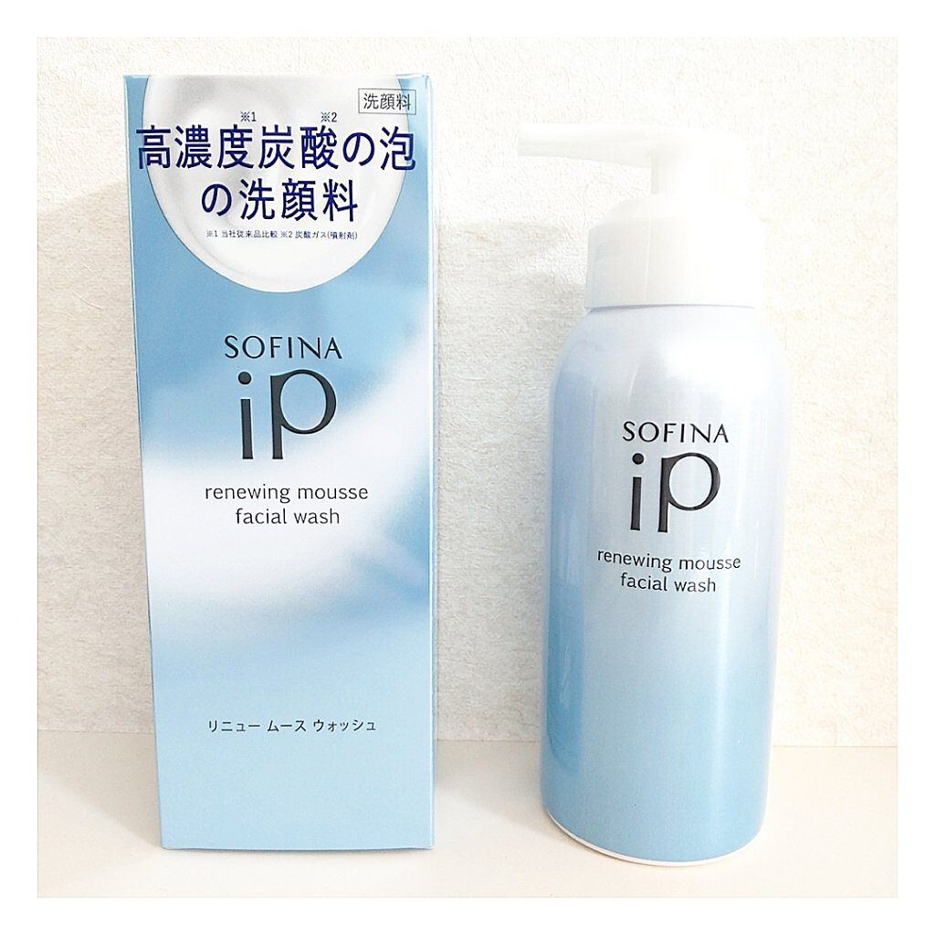 ソフィーナ iP リニュー ムース ウォッシュ/SOFINA iP/泡洗顔を使ったクチコミ（1枚目）