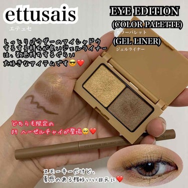 アイエディション(カラーパレット)/ettusais/パウダーアイシャドウを使ったクチコミ（3枚目）