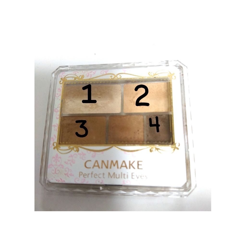 パーフェクトマルチアイズ/キャンメイク/アイシャドウパレットを使ったクチコミ(3枚目)