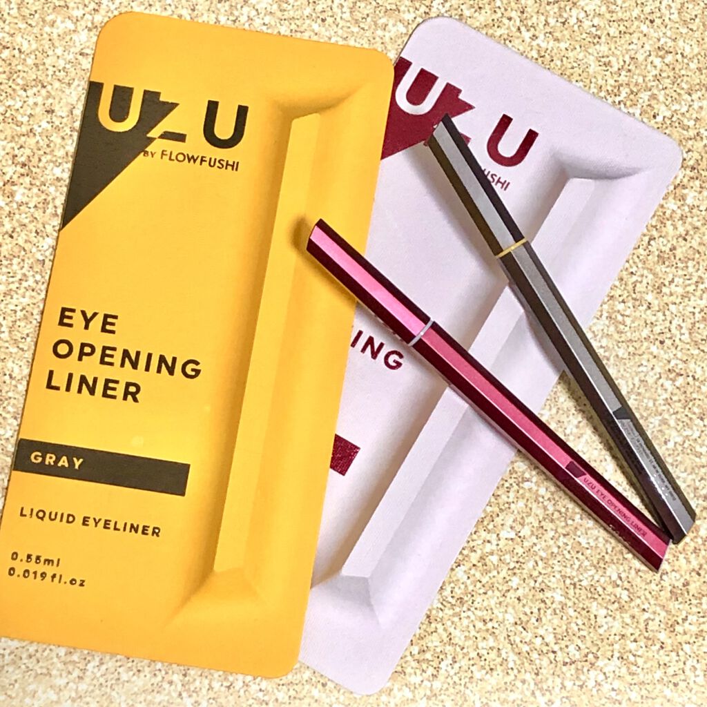 EYE OPENING LINER/UZU BY FLOWFUSHI/リキッドアイライナーを使ったクチコミ（1枚目）