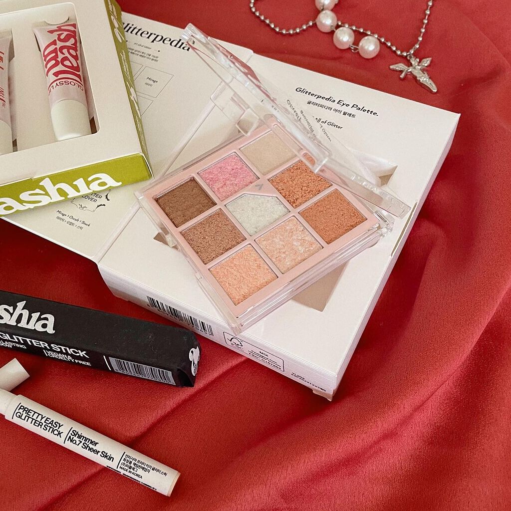 プリティー イージーグリッタースティック/unleashia/グリッターを使ったクチコミ(5枚目)