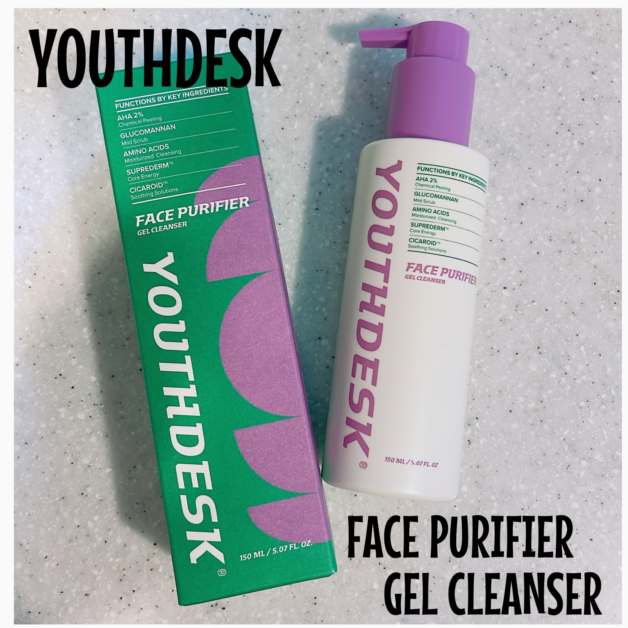 フェースピュリファイアジェルクレンザー/YOUTHDESK/クレンジングジェルを使ったクチコミ（1枚目）