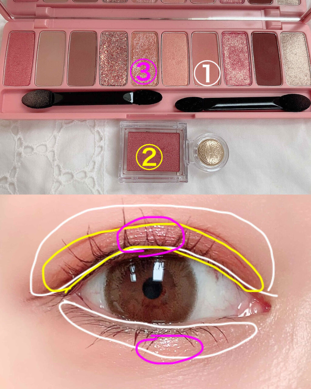 シャドーカスタマイズ/MAJOLICA MAJORCA/単色アイシャドウを使ったクチコミ（3枚目）