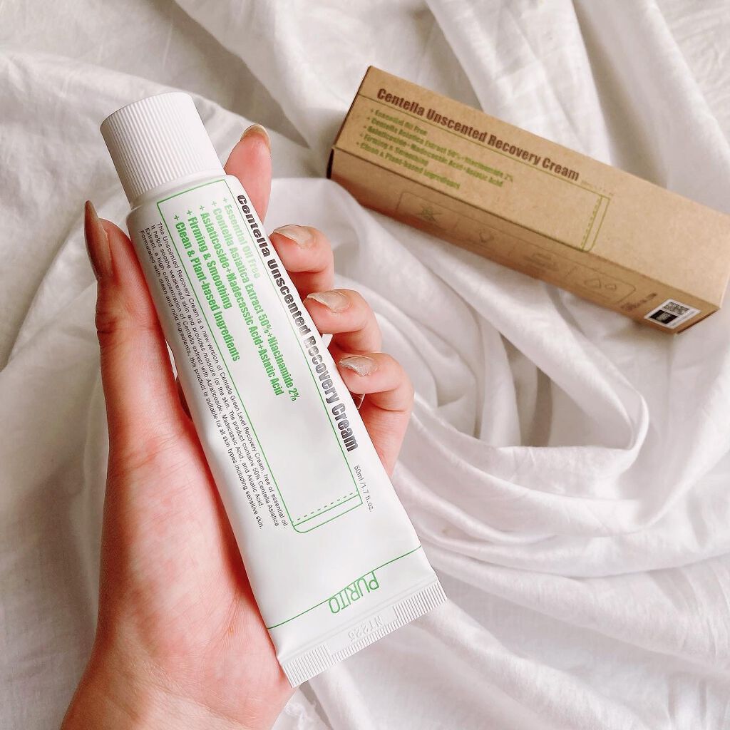 センテラアンセンティドリカバリークリーム/PURITO/フェイスクリームを使ったクチコミ(4枚目)