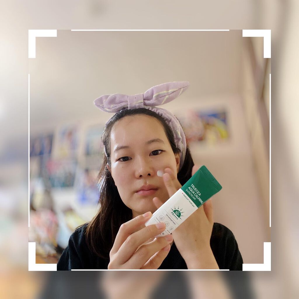 TRUECICA アクアカーミング日焼け止め/SOME BY MI/日焼け止めクリームを使ったクチコミ（2枚目）