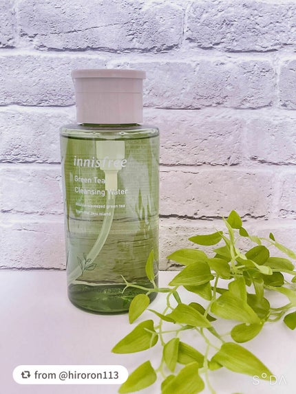 グリーンティー クレンジングウォーター/innisfree/クレンジングウォーターを使ったクチコミ(1枚目)