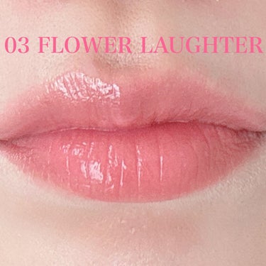 ディヴァインリップジェム 03 FLOWER LAUGHTER/THREE/口紅を使ったクチコミ（2枚目）