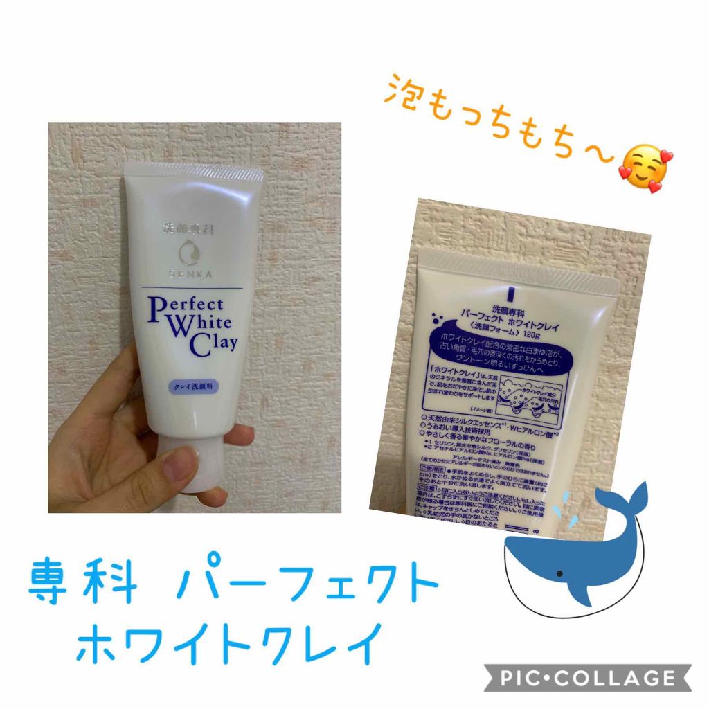 パーフェクトホワイトクレイ/SENKA(専科)/洗顔フォームを使ったクチコミ(1枚目)