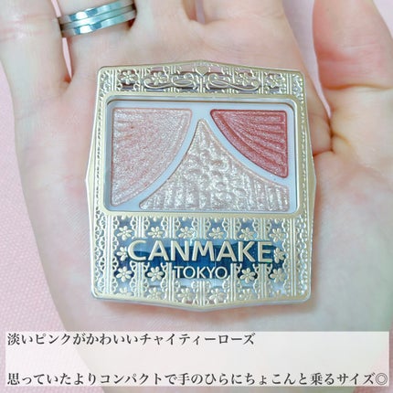 ジューシーピュアアイズ/キャンメイク/アイシャドウパレットを使ったクチコミ(5枚目)