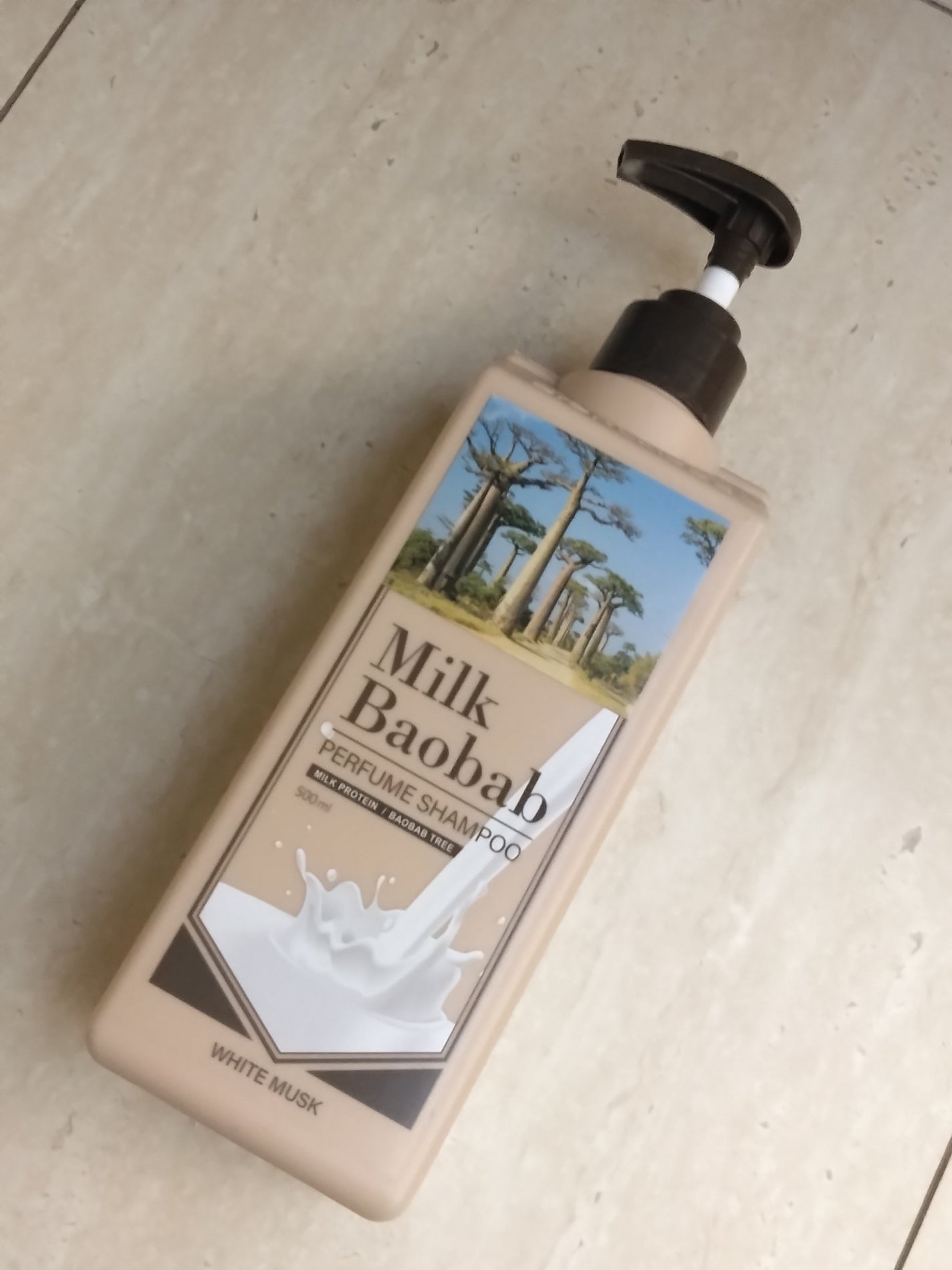 パフュームシャンプー/トリートメント (ホワイトムスク)/ミルクバオバブ/市販シャンプーを使ったクチコミ(1枚目)