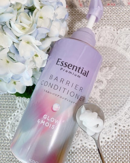 エッセンシャル プレミアム うるおいバリアシャンプー/コンディショナー グロウ&モイスト/エッセンシャル/市販シャンプーを使ったクチコミ(4枚目)