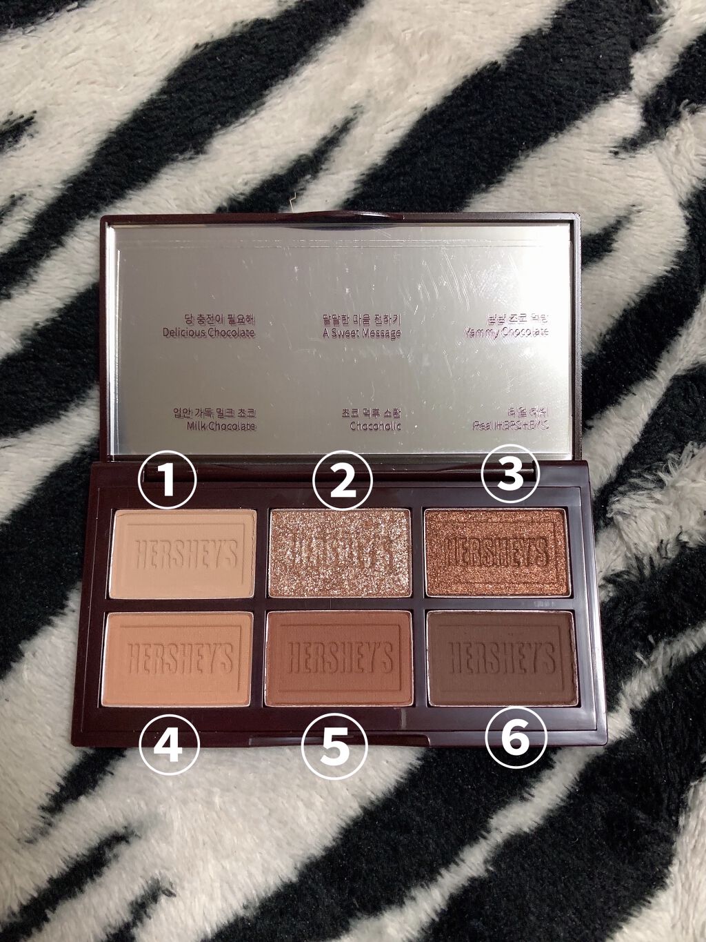 ハーシー プレイカラーアイズミニ/ETUDE/アイシャドウパレットを使ったクチコミ（2枚目）