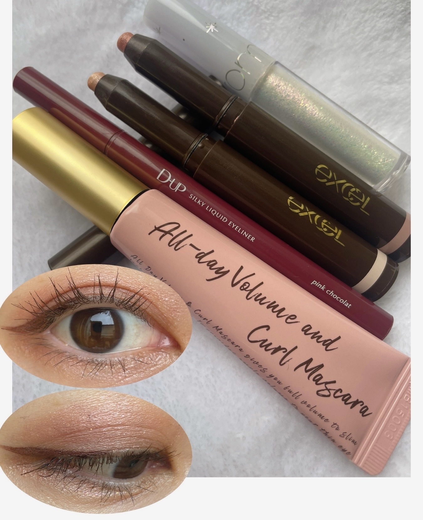 グリームオンフィットシャドウ/excel/スティックアイシャドウを使ったクチコミ（1枚目）