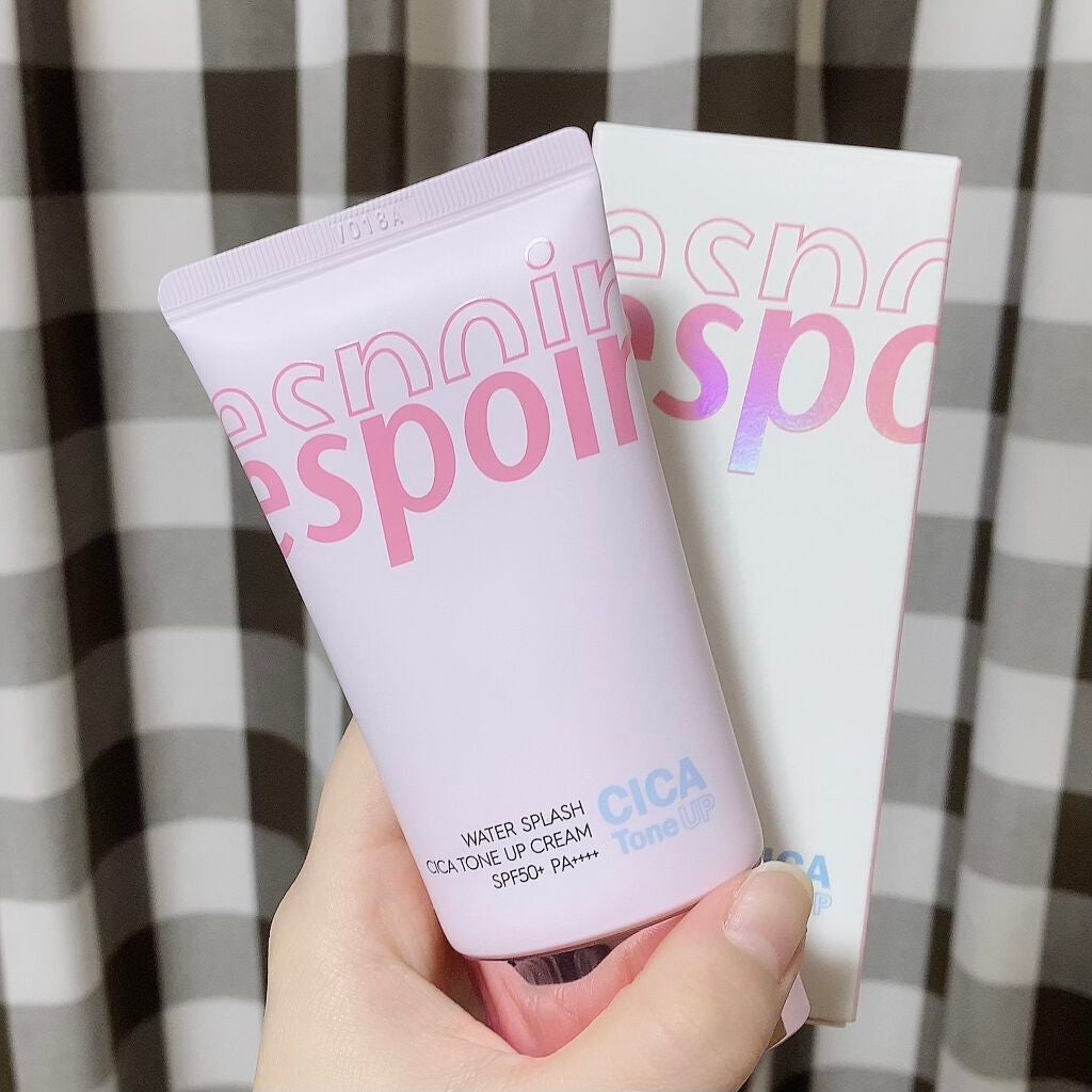 ウォータースプラッシュシカトーンアップクリーム/espoir/化粧下地を使ったクチコミ(2枚目)