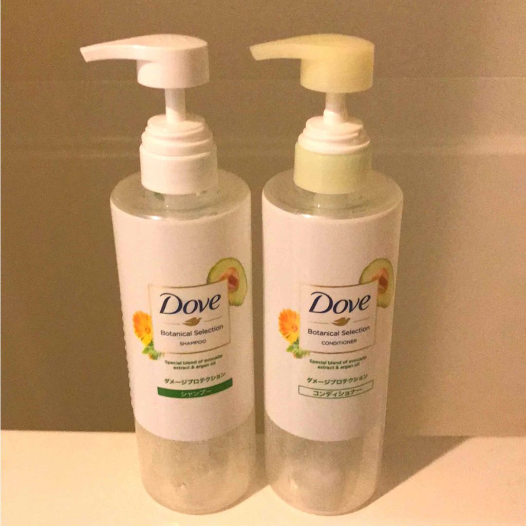 ボタニカルセレクション ダメージプロテクション シャンプー／コンディショナー/ダヴ/市販シャンプーを使ったクチコミ（2枚目）